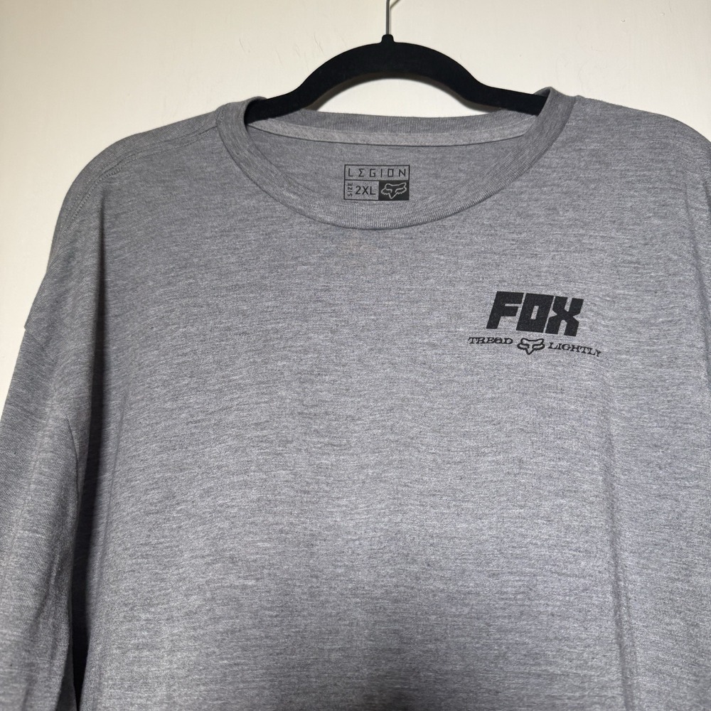 Fox Racing Legion Tread Lightly Men's Long Sleeve T-Shirt Sky Blue, 2XL